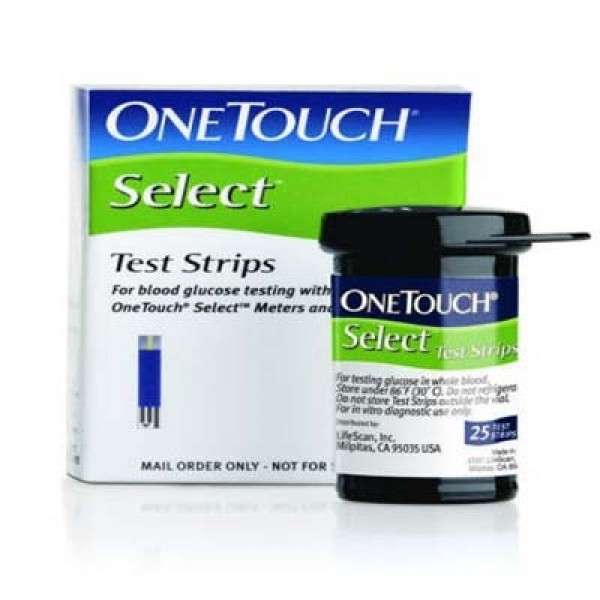 OneTouch Select Simple Test Strip – 25 Pcs